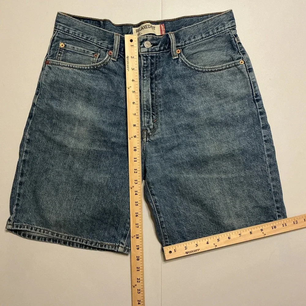 VTG Y2K Levis 550 Baggy Jorts Skater Streetwear‎ Relaxed Fit Mens 34 Medium Wash